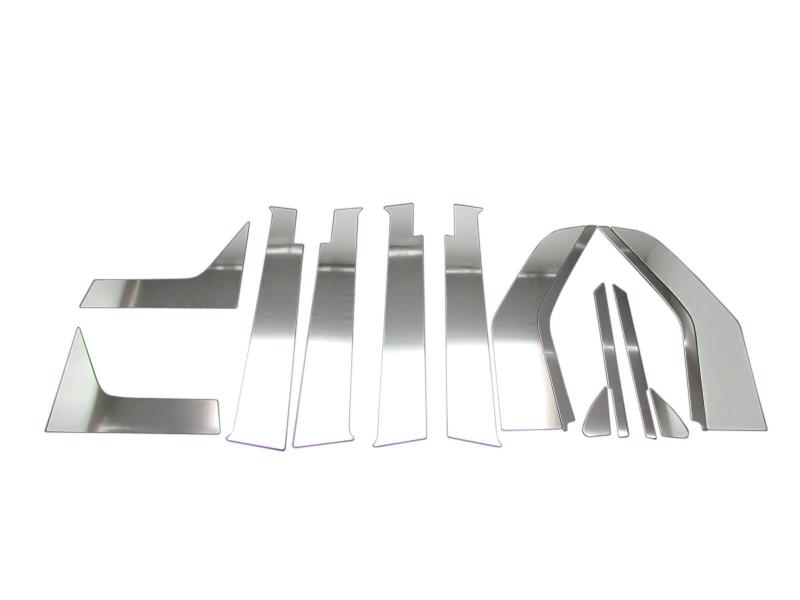 樂天商城 - BRIGZ N-Nカスタム JH1 JH2 超鏡面ステンレスメッキピラーパネル バイザー有用 14PC