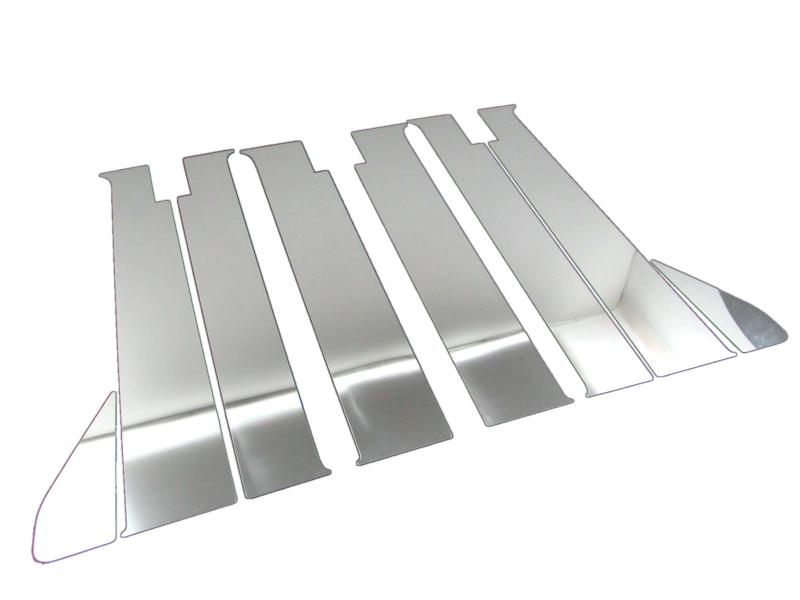 BRIGZ エブリイバン DA17V 超鏡面ステンレスメッキピラーパネル バイザー有用 8PC PIL-SIL-040 DA17 DA A17 17 エブリイ バン エブリィバン エブリィ エブリーバン エブリー エブリイーバン エブ(2)