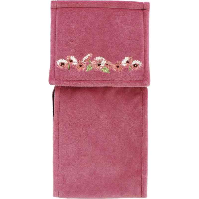 ラフィーナ トイレットペーパーホルダーカバー レッド(ウィルトン)