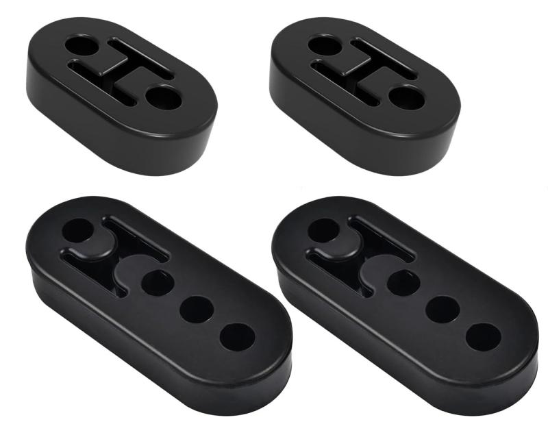 4個セット マフラー吊りゴム 排気管ゴム エキゾーストパイプ ハンガー 強化マフラーリング 振動軽減 衝撃吸収 長型短型2個ずつ