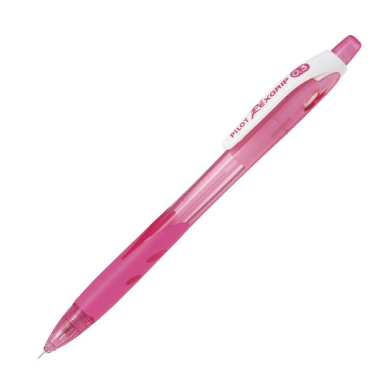 Rakuten - パイロット シャープペン レックスグリップ 0.3 クリアピンク 10本 HRG1SR310