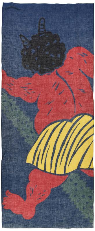 戸田屋商店 梨園染 手ぬぐい 節分 鬼 281 約37×90cm