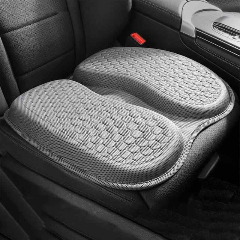 車 クッション 車 ゲルクッション 低反発素材カーシートパッド お尻にサポート 通気性 四季汎用 高密度 高耐久 体圧分散 滑り止め 自動車/椅子兼用 自宅