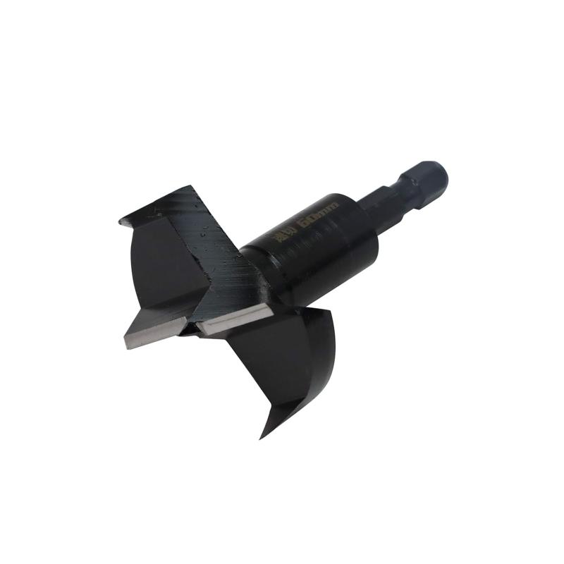 Rakuten - 速切木工ボアビット 対辺9mm六角軸 穴径60×全長90mm S-60