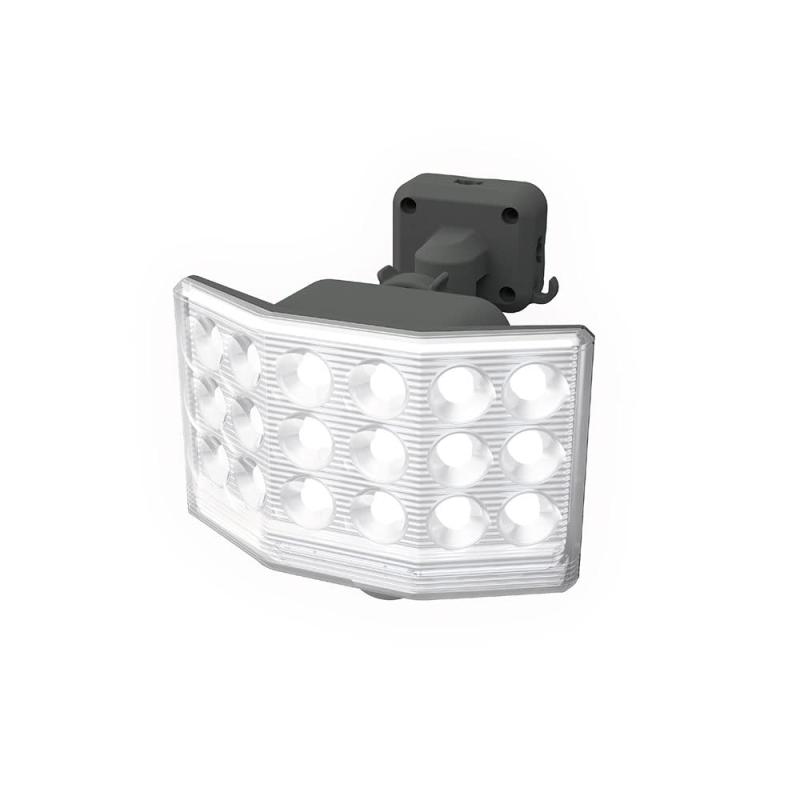 Rakuten - ムサシ 9Wワイド フリーアーム式LED乾電池センサーライト LED-170 ブラック
