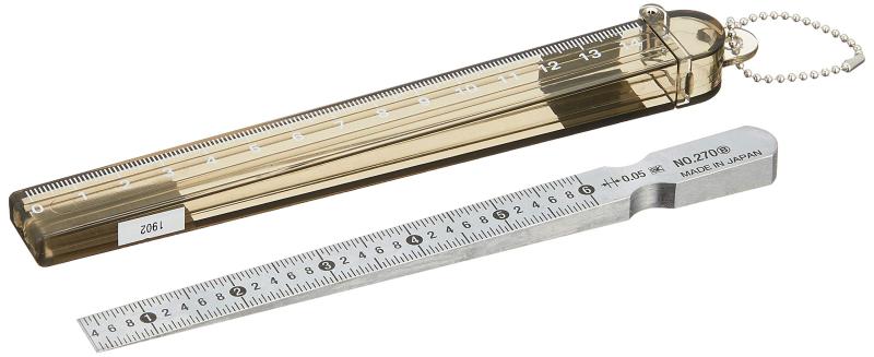 乐天商城 - トラスコ中山(TRUS) 管用テーパーゲージ厚さ用測定範囲:0.4~6.0mm TG-270B