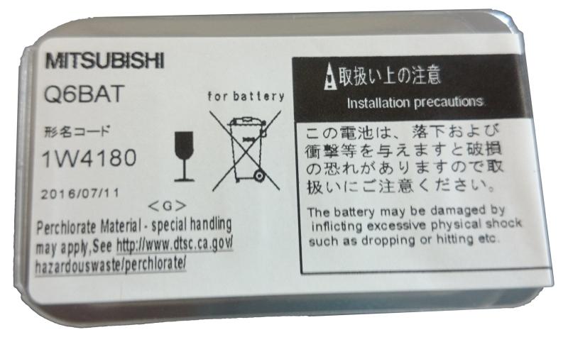 三菱電機 シーケンサバッテリー Q6BAT
