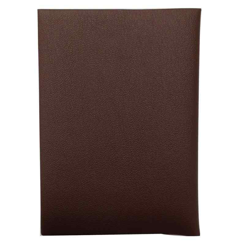 コンサイス ブックカバー 皮革調 No.5 B6 茶 323525