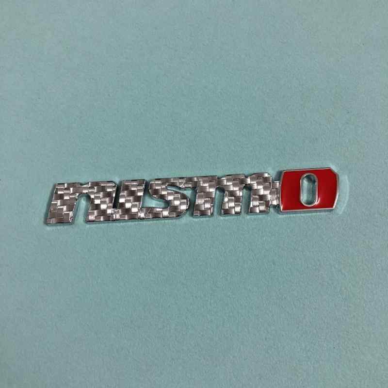 1ピース3dメタルnismo車ステッカー用日産メタル純粋なドライブnismoエンブレムデカールカースタイリング用日産キャシュカイエクストレイルジューク晴れ-Silver Sticker