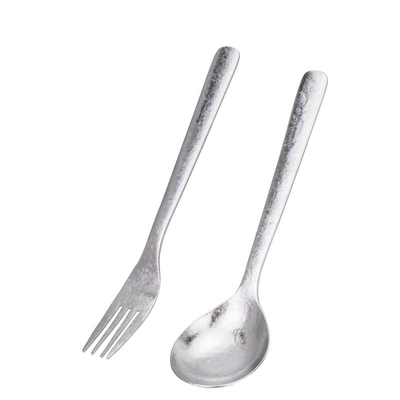 チタンカトラリーセット スプーン フォーク 箸 軽量 頑丈 コンパクト カトラリー 調理器具 ソロキャンプ 食器 アウトドア キャンプ 用品 収納袋付き multibox-10169120 どしろショップ サンプル画像2