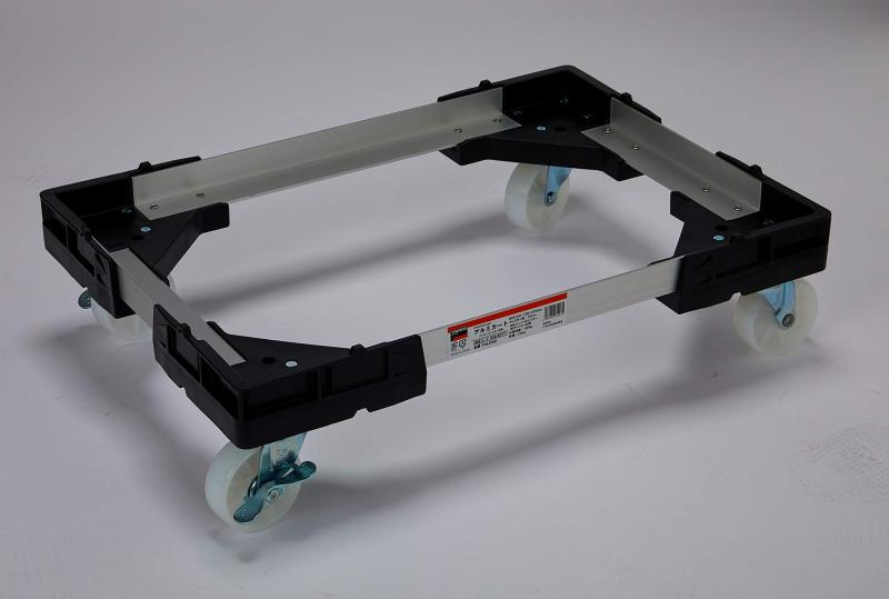 Rakuten - トラスコ中山(TRUS) アルミカート ブラック/グレー 内寸534×370mm T-50