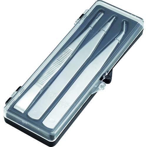 樂天商城 - TRUS(トラスコ) ステンレス製ピンセット 3本組セット TSP-93 × 10S ケース販売