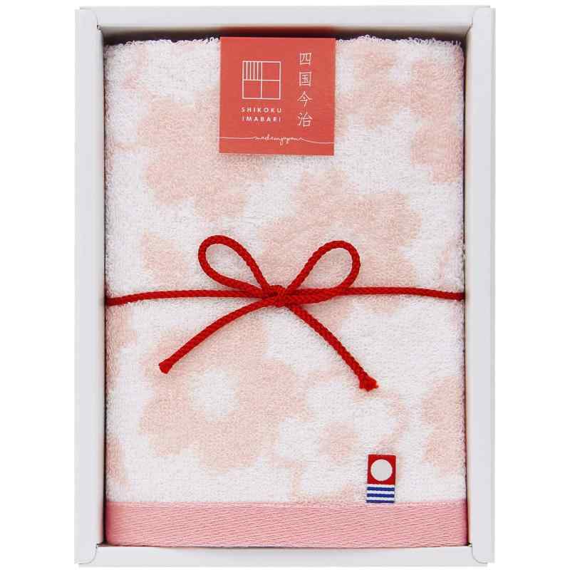 Rakuten - 林(Hayashi) タオルギフト ハンドタオル 1枚入り 約34×35cm 日本製 御挨拶ギフト 四国今治 華音 桜 ピンク GI052900