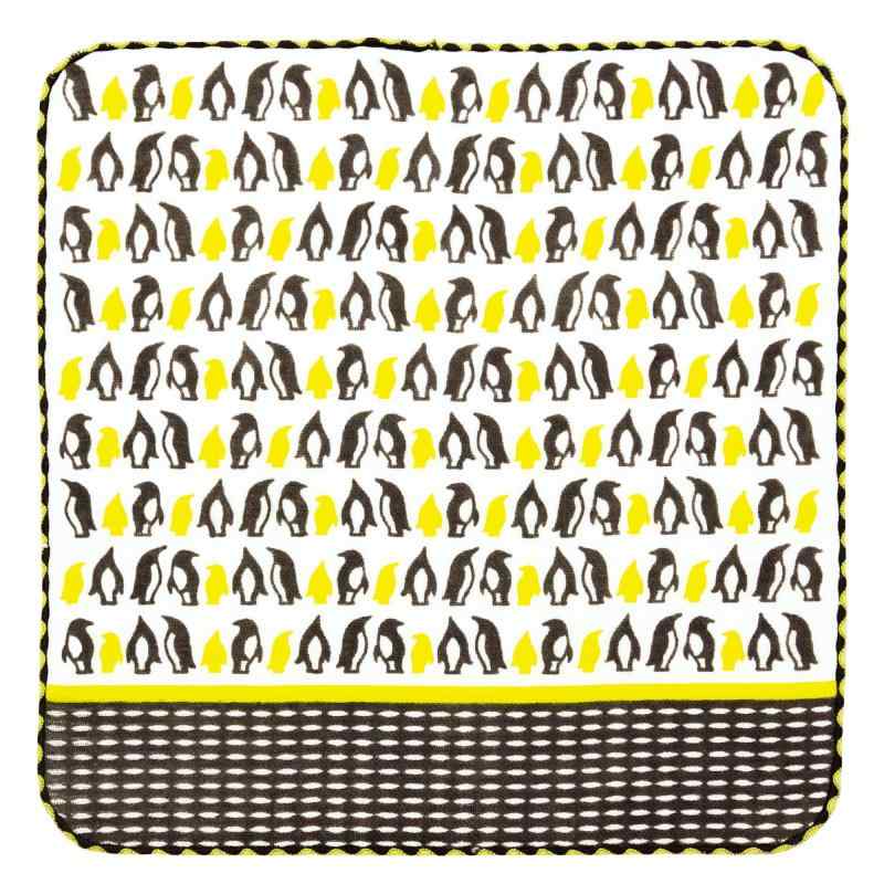kenema ミヤモトタオル(moto-towel) 町娘のハンカチーフ 水族館篇 ペンギン 約25cm×25cm 02420