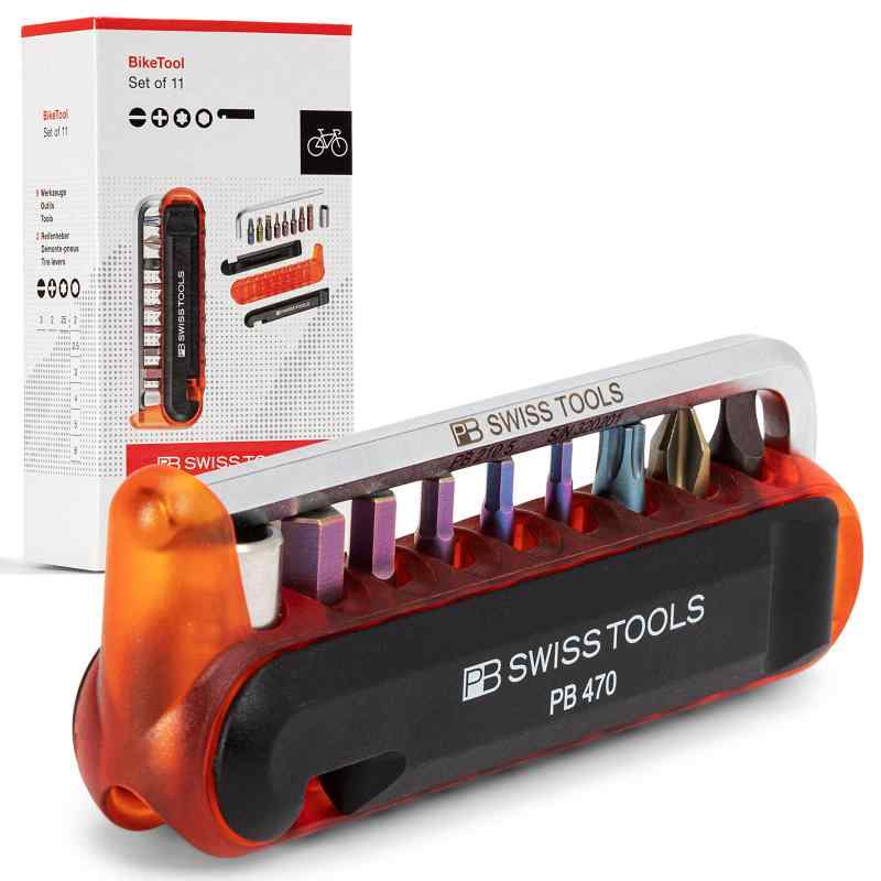 Rakuten - ピービースイスツールズ(PB Swiss Tools) 470RedCBB バイクツールセット (9本組) レッド(BOX) 470REDCBB