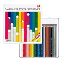 サクラクレパス クーピー色鉛筆 24色 P24(3)