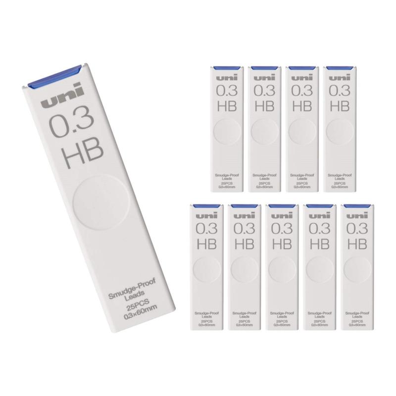 三菱鉛筆 シャープペン芯 ユニ 0.3 HB 10個 ハコS0325HB