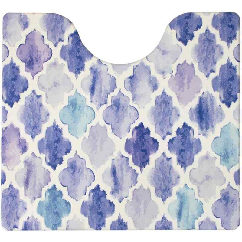 トイレマット ブルー 約55×60cm