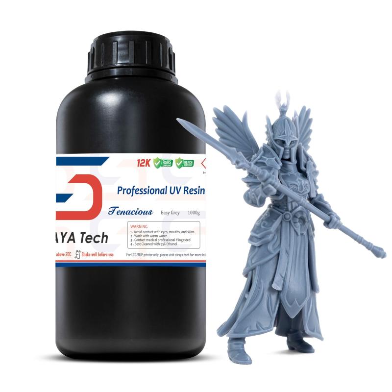 Tenacious (1KG) - a Flexible and Highly Impact Resistant Resin by (Obsidian Black) …