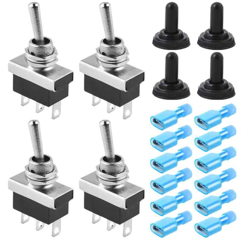 Rakuten - トグルスイッチ 12V 25A 2 ピン 2 ポジション SPST ON/OFF 自動ロックスイッチ