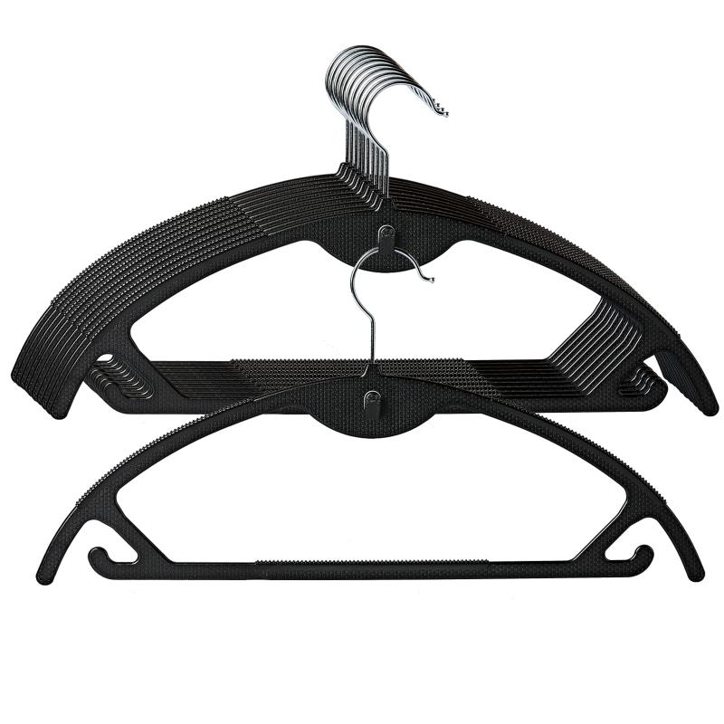 Rakuten - ハンガー スーツハンガー すべらないハンガー 多機能収納 hanger はんがー 360度回転フック 洗濯ハンガー 省スペース 連結フック付 ハンガー 超薄型 乾湿両用