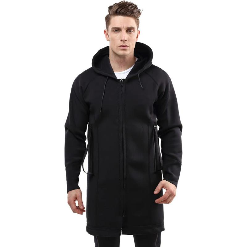 [] 2mm ボートコート ダイビング ウェットスーツ メンズ マリンコート ネオプレン フード付き 釣り アウター 防寒 防風 ウィンドブレーカー マウンテン パーカー MY105