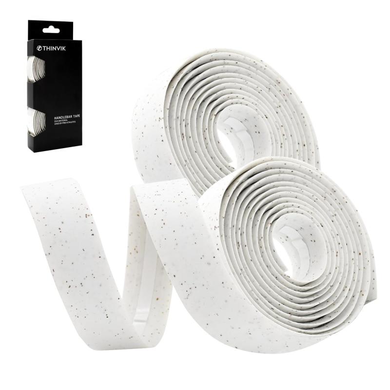 (シンビック) EVAコルクバイクハンドルバーテープ – 環境に優しい自転車バーテープ、滑り止めサイクリングハンドルラップ、吸汗自転車ハンドルバーテープ ロードバイクサイクリン