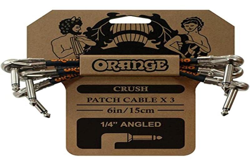 Orange CRUS Patch Cable��3 6in/15cm 1/4