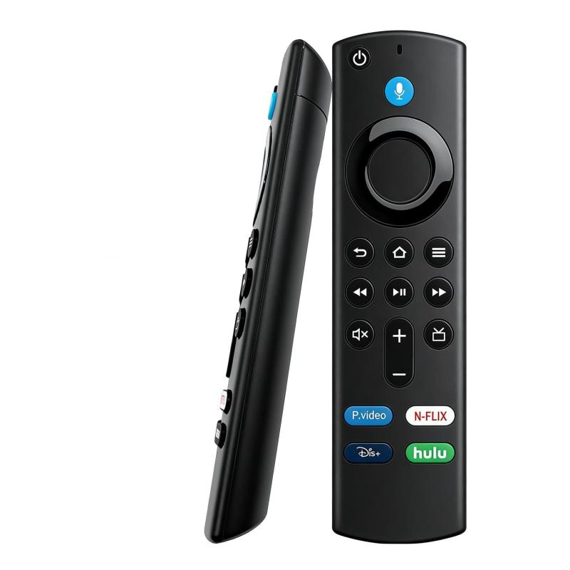 乐天商城 - テレビリモコン 型番 L5B83G リモコン 代替 互換 プリセットPボタン搭載 音声認識機能付き 無電池 説明書付き