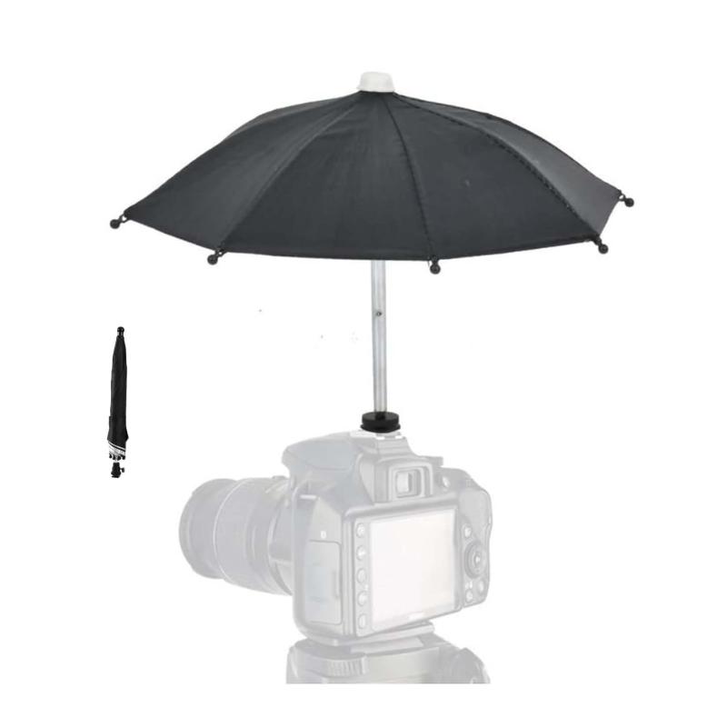 Rakuten - カメラホットシュー傘 カメラレイン傘カメラ レインカバーカメラ 防水カバー日除け 雨・カメラ守る カメラ傘 防水カメラアクセサリー三カメラ用品脚傘 防水 雨天 屋外 撮影用