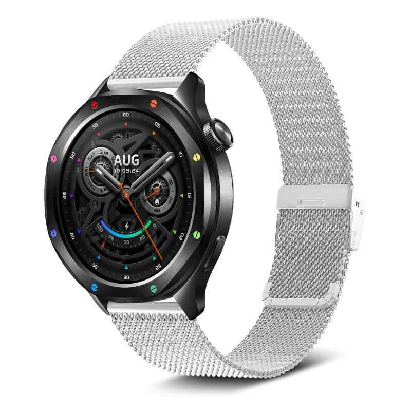 樂天商城 - [] 22 mm バンド Xiaomi Watch S5 / Xiaomi Watch S4 /S4 Sport 対応 交換ベルト ステンレスチール 金属バンド 替えストラップ 防錆 ステンレス 調整簡単 ビジネス風 男女兼用