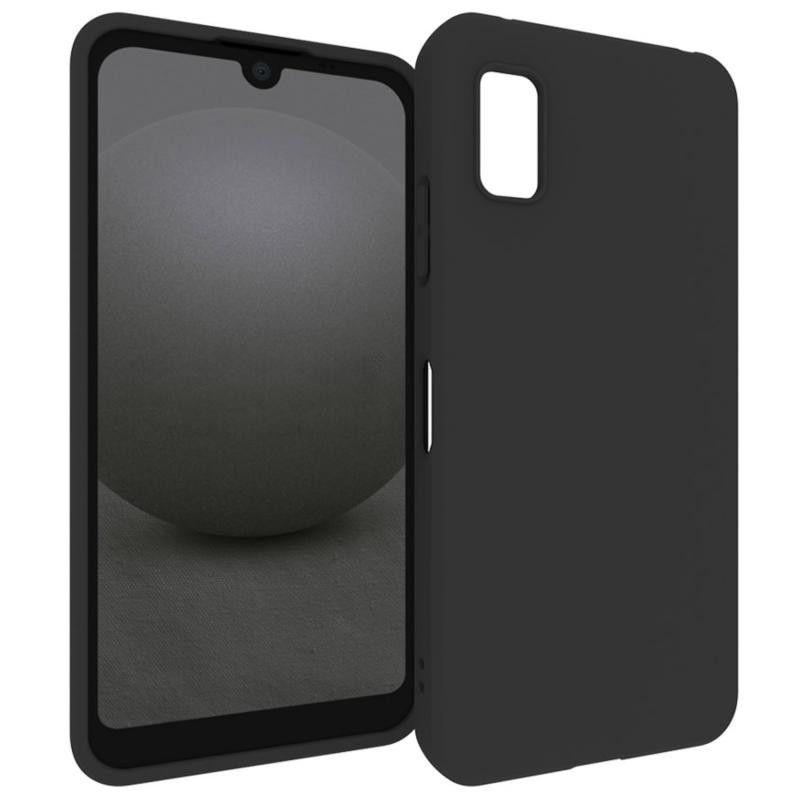 ケース カバー ソフト TPU ハンバー ストラップホール付き 耐衝撃 ブラック SPCT2B