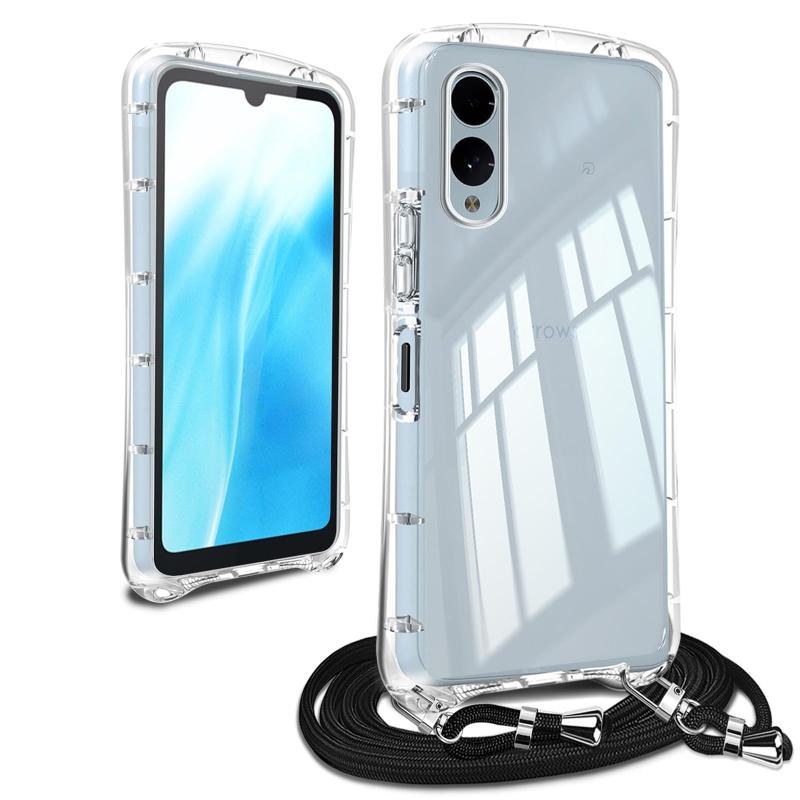 Rakuten - Google Pixel 用の ケース ショルダー ストラップ ピクセル カバー 斜めかけ 肩掛け 首掛け クリア 韓国 グーグルピクセル スマホケース