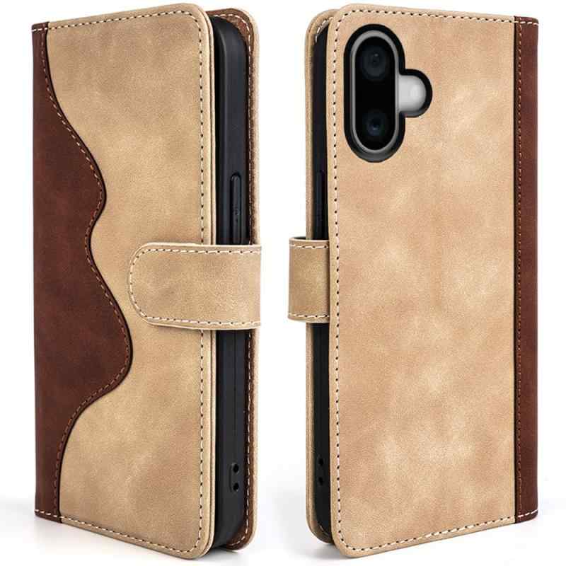 樂天商城 - For iPhone16 ケース 手帳型 アイホン16 ケース シンプル ビジネス風 マグネット内蔵 アイフォン16 ケース 手帳型 格調を失わずシンプル い For iPhone16 ケース 耐衝撃 耐摩擦 360度保護 For iPhone16 携