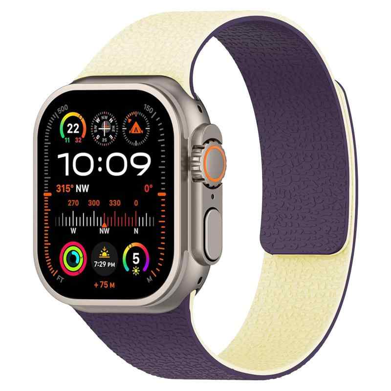 乐天商城 - [] for Apple Watch バンド マグネット シリコン49mm/45mm/44mm/42mm/41mm/40mm/38mm アップルウォッチ ベルト Series Ultra/8/7/6/SE/SE2/5/4/3/2/1 防水 蒸れない 通気