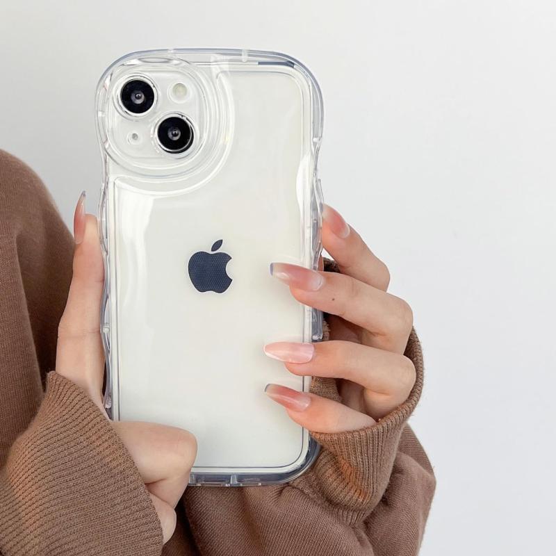 Rakuten - iphone15 ケース 韓国 アクスタ収納 手にフィット 推し活にぴったりクリア おしゃれ クリアケース 人気 透明 可愛