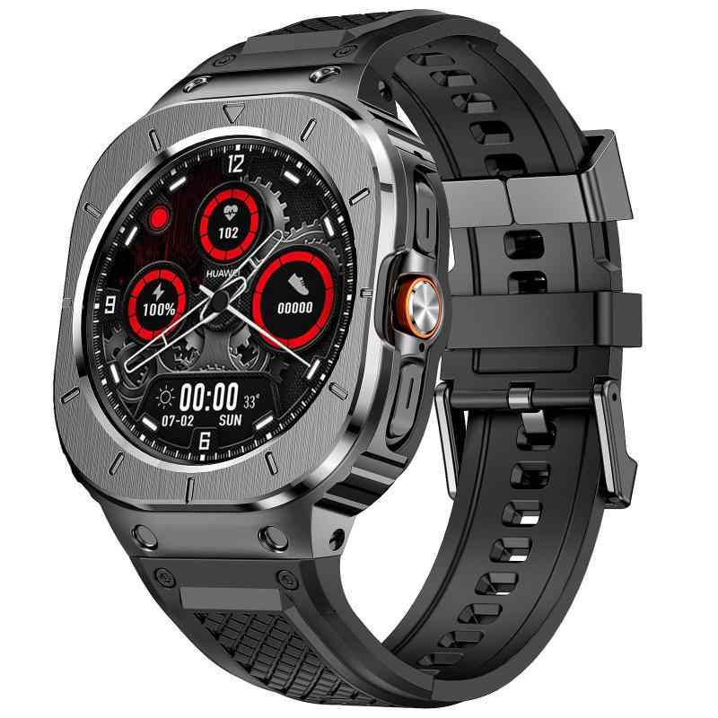 ステンレススチールケースカバー付きシリコンストラップ互換性 Samsung Galaxy Watch 5 Pro 45mm バンド/Galaxy Watch 4 5 6 44mm バンド/Galaxy Watch Ultra 47mm バンド保護ケース