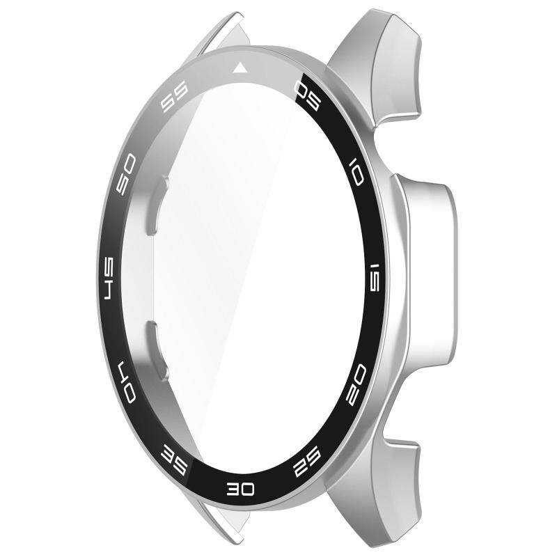 対応 Huawei Watch GT4 46mmケース,スクラッチ防止超薄型ヌードPCケース＋HDアンチブラストガラスフィルム一体型保護カバー Huawei Watch GT4 46mm カバー 全面保護 高透過率