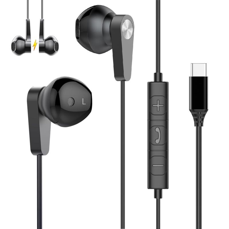 イヤホン 有線イヤホン HIFI音質 音量調節 重低音 ノイズキャンセリング マイク付き 通話対応 ヘッドホン ハイレゾ クリア通話 快適な装着感 人間工学 小型·軽量 ステレオイヤフォン ヘッド multibox-10154561 どしろショップ サンプル画像2
