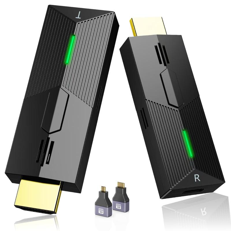 2026最新イヤレスHDMI無線化 HDMI ワイヤレス送受信機セット小型 30m安定転送距離 1080P/5Ghz 小型 収納便利 WIFI&設定不要 超低遅延 音画同期 テレビ/PC/Mac/Window/カメラ/監視カメラなど対応