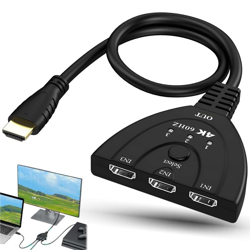 樂天商城 - HDMI 2.0 切替器 3入力1出力 分配器