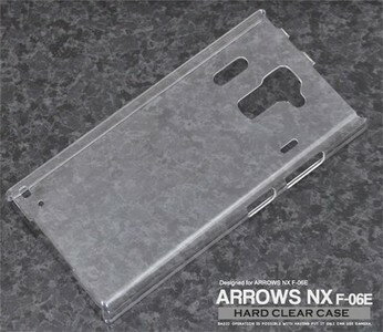 【スマホケース】F-06E ARROWS専用クリアケース F-06E ARROWS シンプル クール(スマートフォン・タブレット スマートフォン・携帯電話用アクセサリー ケース・カバー)