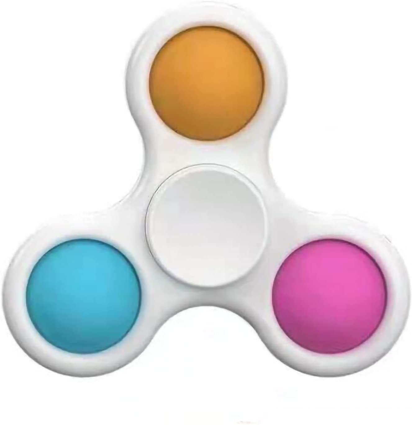 ハンドスピナー スクイーズ プッシュポップ バブル感覚 おもちゃ 玩具 知育 ストレス解消 ポチポチ ...