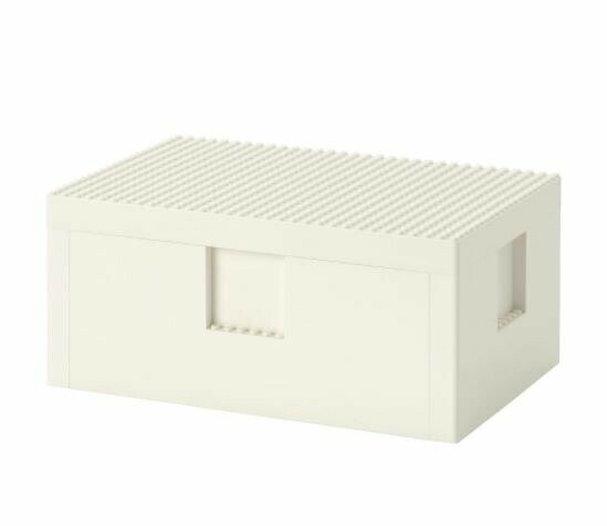 IKEA BYGGLEK ビッグレク レゴ ボックス ふた付き ホワイト 26x18x12 cm おもちゃ箱 LEGO おもちゃ 玩具 組み立て 子供 プレゼントのサムネイル
