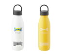IKEA エフテルトレーダ 水筒 ホワイト ボトル タンブラー 保温 持ち運び 使いやすい コンパクト 飲みやすい シンプル スクリューキャップ