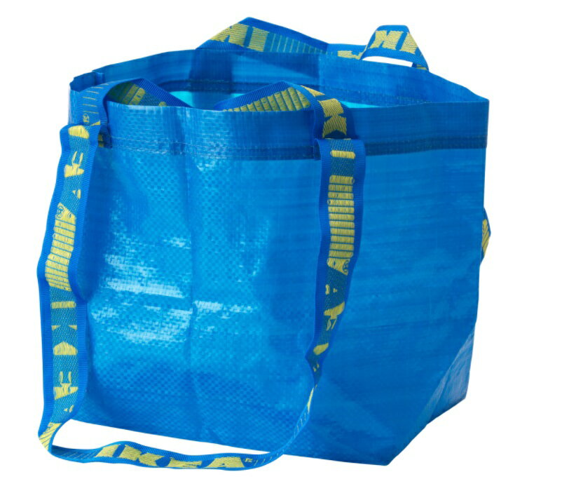 IKEA イケア BRATTBY ブラットビー バッグ 27x27 大容量 トートバッグ エコバッグ ジム 習い事 収納 カバン バック シンプル 丈夫のサムネイル