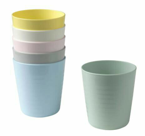 IKEA イケア KALAS カラース コップ ミックスカラー カトラリー プラスチック 割れない 安全 安心 子供 赤ちゃん 小さい子 離乳食のサムネイル