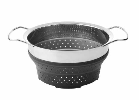 IKEA イケア KLOCKREN クロックレン 水切りボウル 5.0L 野菜 食材 水気 ざる ボール 容器 蒸し器 高さ調整 3段階のサムネイル