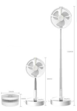 扇風機 折りたたみ式 USB 携帯できる 静音 4段階の風力調節 加湿 ミニファン 伸びる お手入れ簡単 角度自由