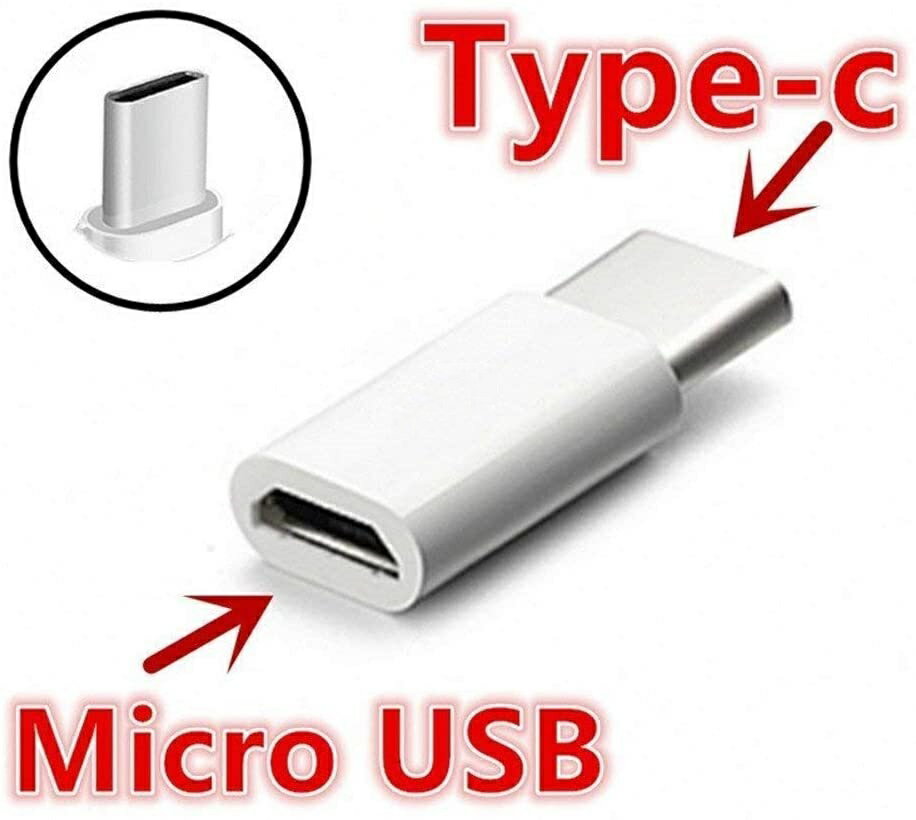 変換アダプタ microUSB → Type-C 変換 コネクタ スマホ充電 iPhone iPod iPad カラフル コンパクト デスク 仕事 PC ハブ ケーブル 充電